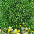 Boxwood/Fern Greenery Garden Wall. Grass Backdrop Mat. Indoor/Outdoor UV Protected Assorted Foliage 4 Artificial Panels 13 Sq. ft.