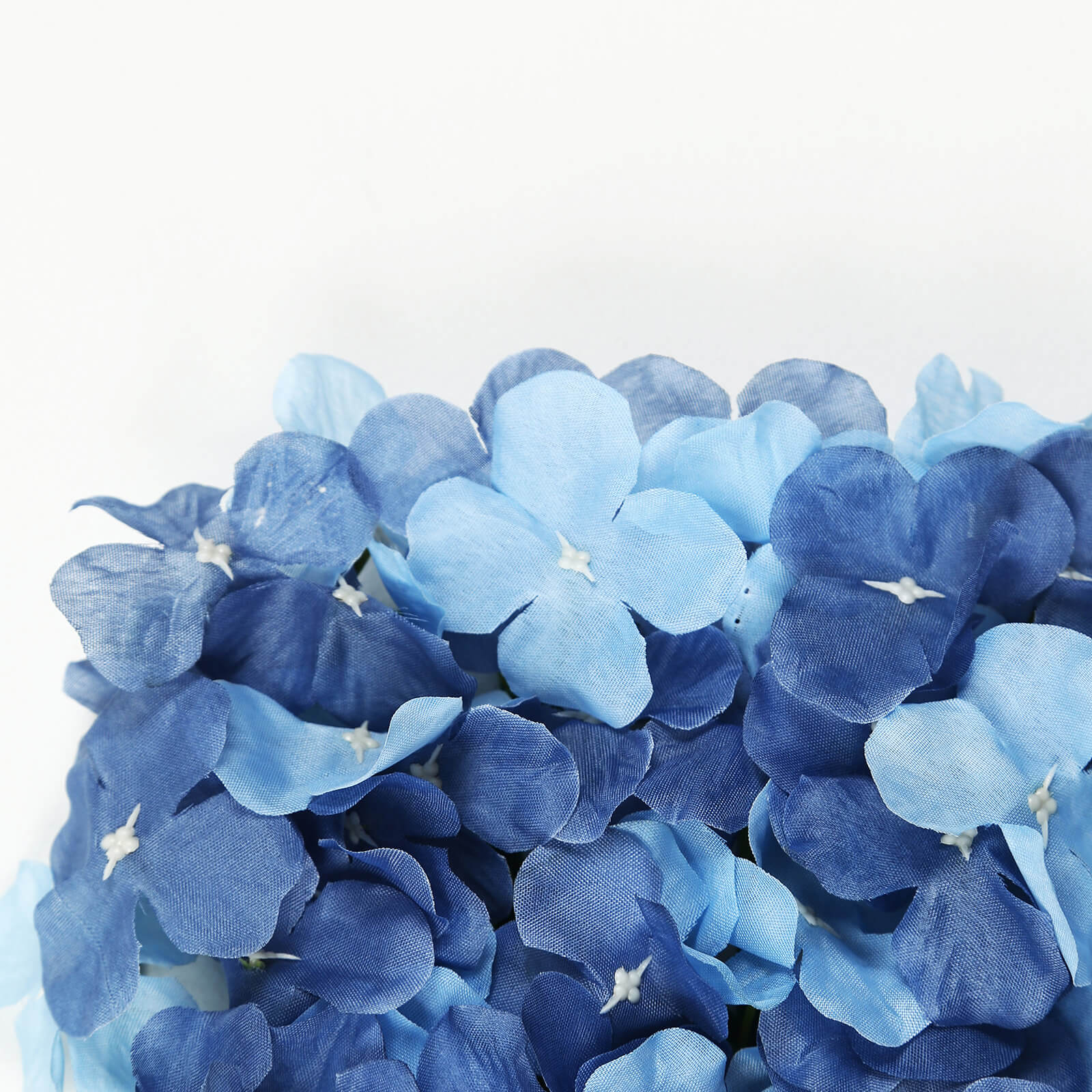 Dusty Blue UV Protected Hydrangea Flower Wall Mat Backdrop 4 Artificial Panels 11 Sq ft.