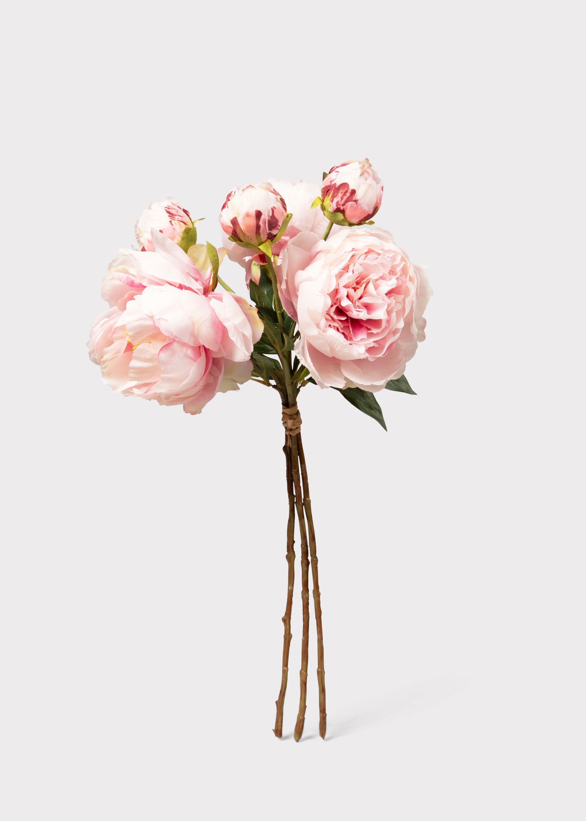 Pink Peony Faux Flower Bundle of Peonies - 21