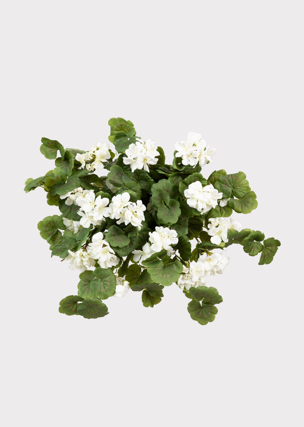 UV Treated Geranium Hanging Bush Outdoor Fake Plants - 27