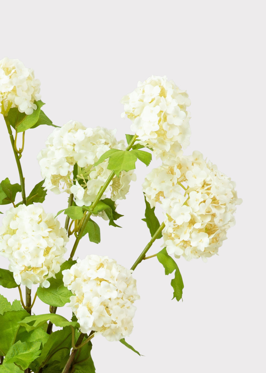 Fake Snowball Flower Bundle in White - 31
