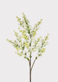 Cream Artificial Blooming Lilac Branch - 30