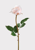 Blush Pink Real Touch Rose Bud Fake Flower - 23