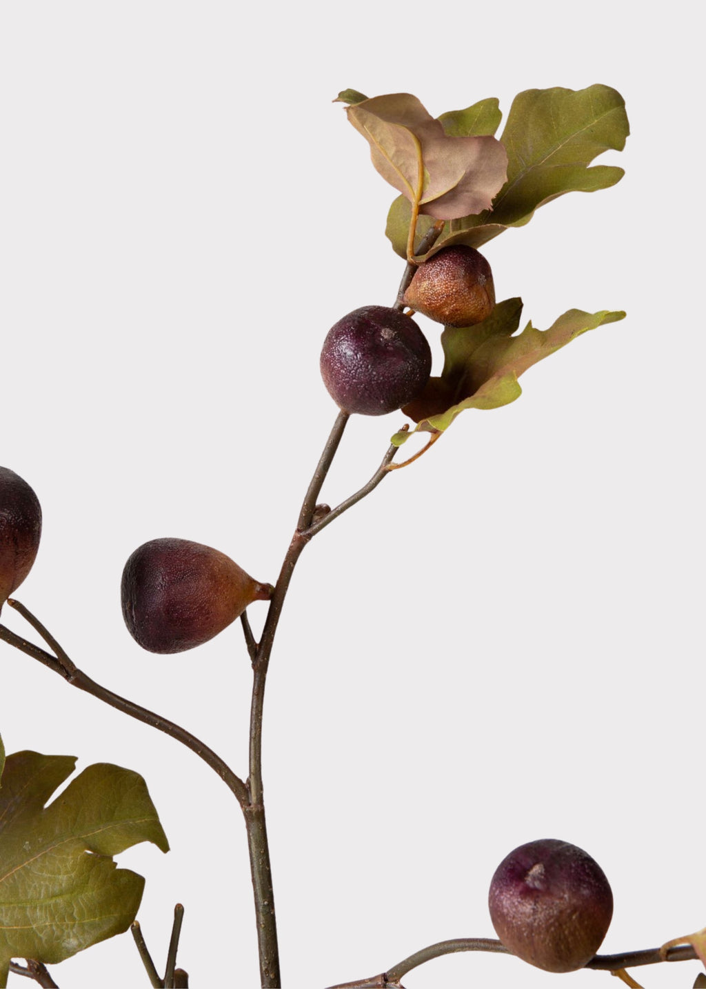 Premium Faux Fig Branch in Eggplant - 37