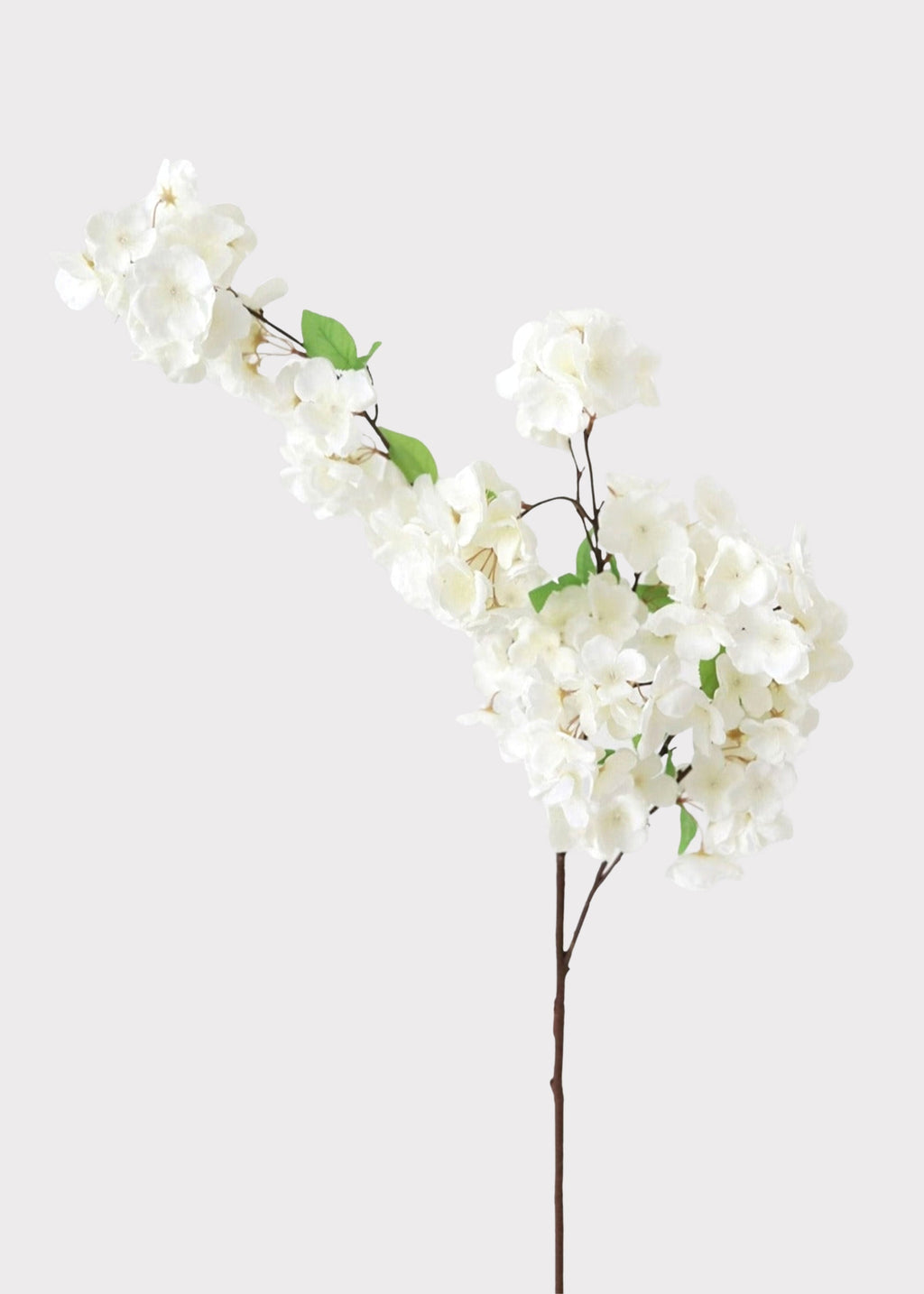 Faux Flowers Cherry Blossom Stem in Cream White - 44