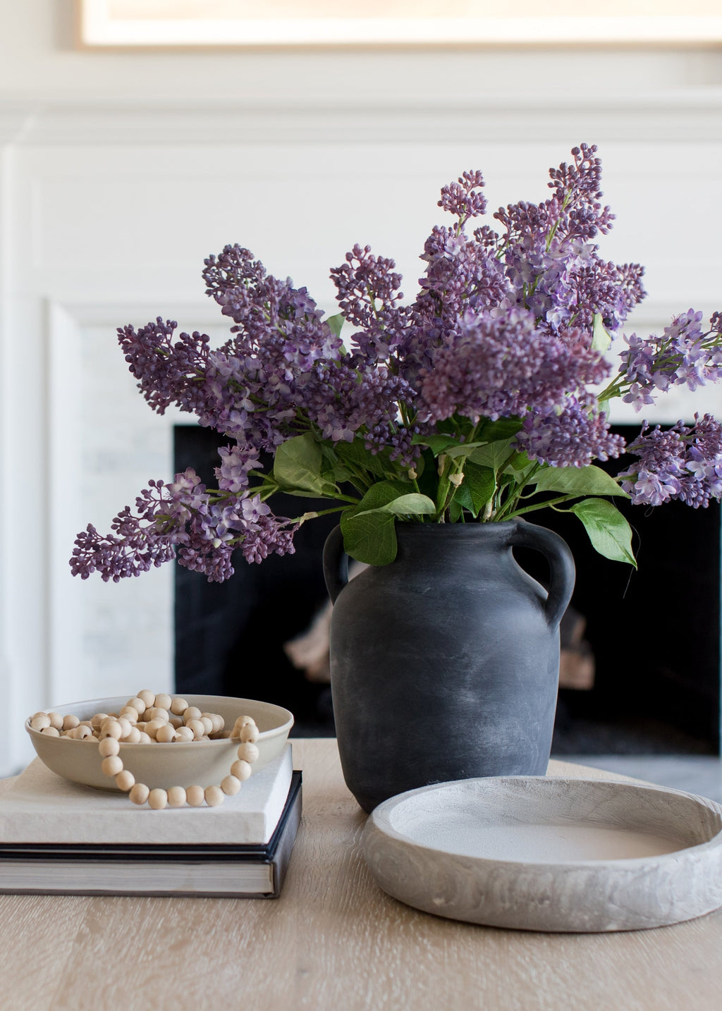 Purple Artificial Lilac Flower Stem - 34.5