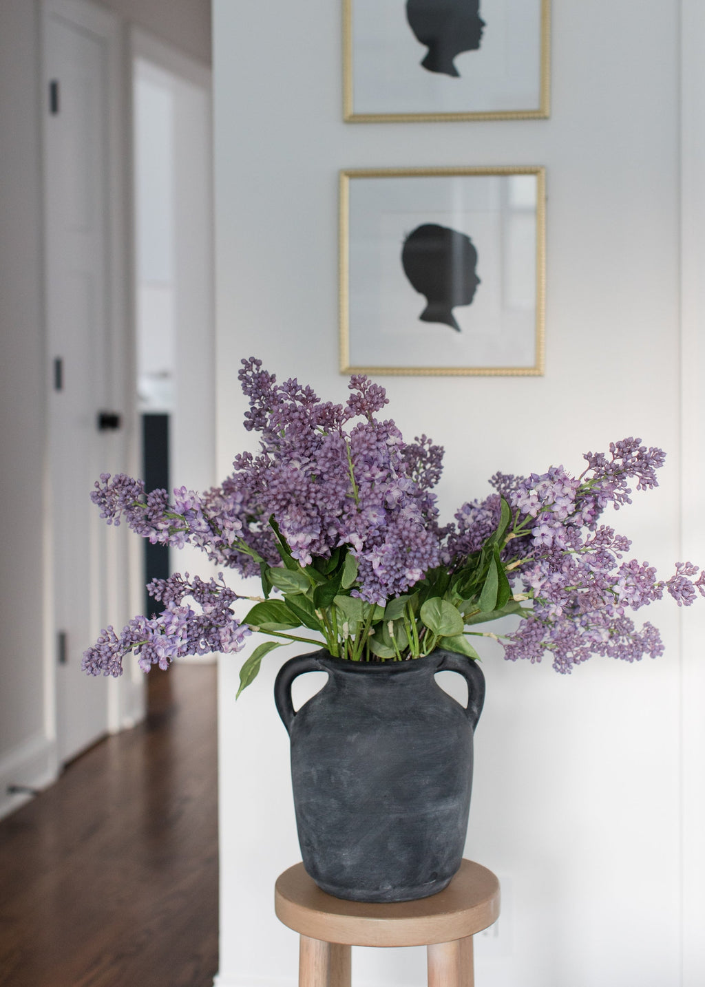 Purple Artificial Lilac Flower Stem - 34.5