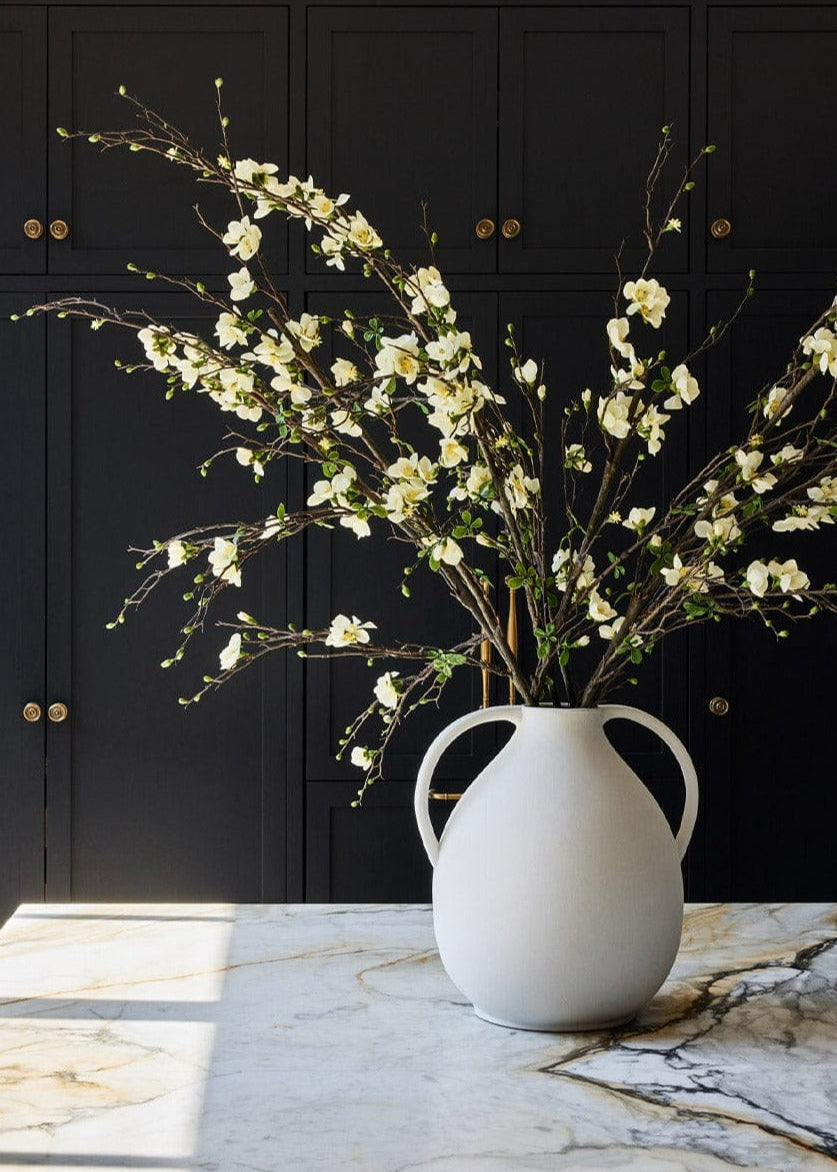 Premium Artificial Flowers  - Cream Artificial Blossom Branch - 57